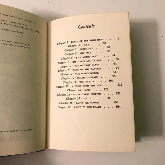 1959 Fury Stallion of Broken Wheel Ranch by Albert G Miller Hardcover - Picture 9 of 14